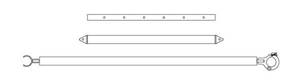 Stabilisateur de tour en aluminium