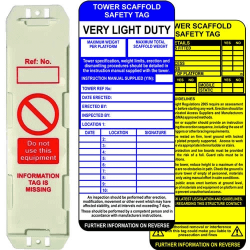 Tower Scaffold Tag