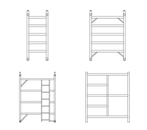 aluminum tower frame