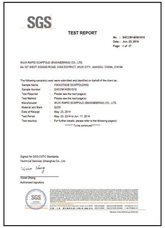 Informe de prueba SGS 4