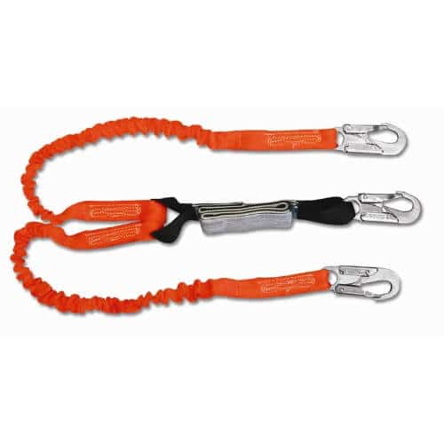 Double Leg Shock Absorbing Stretch Lanyard