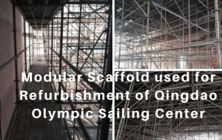 Modular Scaffold used for Refurbishment of Qingdao Olympic Sailing Center