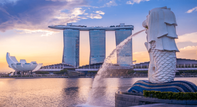 andaimes e fôrmas a primeira parada da viagem de negócios em 2023 singapura